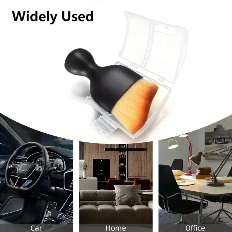 Auto-Car Interior Detail Dust Brush SOFT Bristles Dashboard Screen-Vent Cleaning