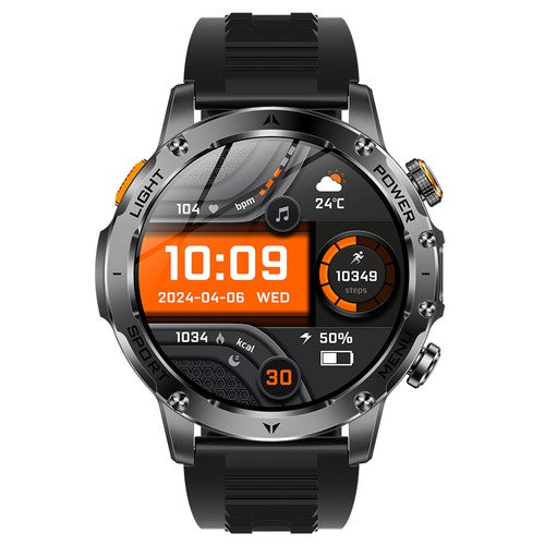 AK 87 Smartwatch 1.75” Fitness Heart Rate Step Sleep Waterproof for Android & iPhone