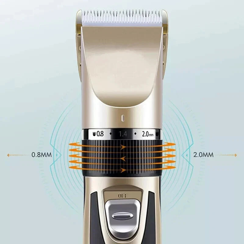 Dog Cat Pet Electric Hair Clipper Trimmer Grooming Kit Rechargeable Cordless