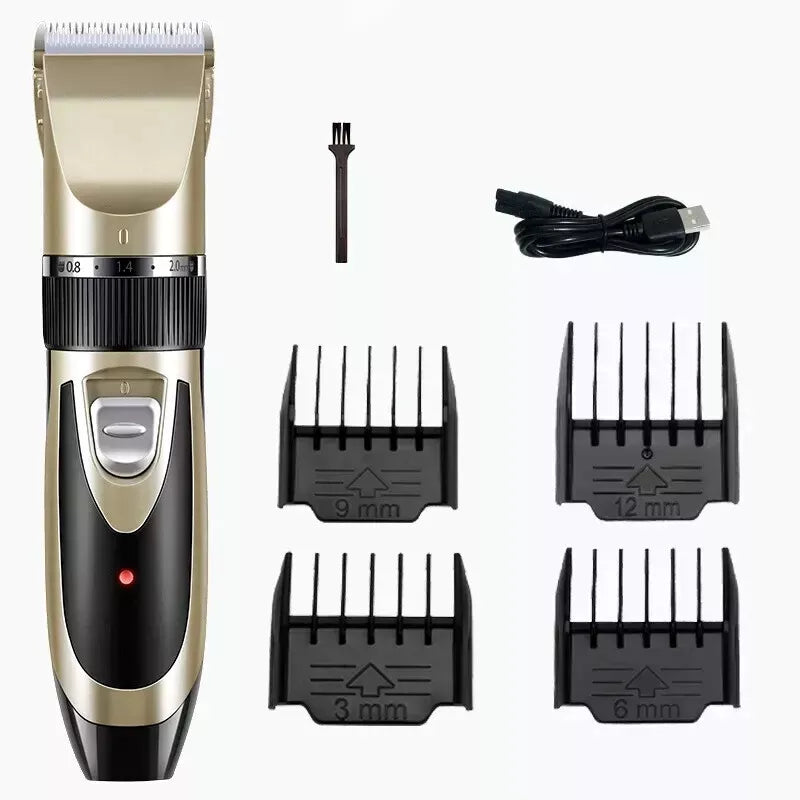 Dog Cat Pet Electric Hair Clipper Trimmer Grooming Kit Rechargeable Cordless