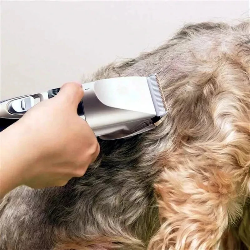 Dog Cat Pet Electric Hair Clipper Trimmer Grooming Kit Rechargeable Cordless