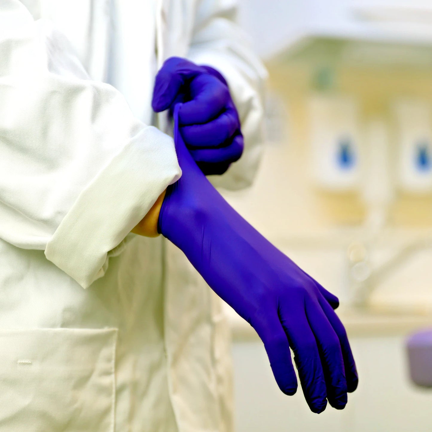 100 Blue/Indigo Nitrile Exam Gloves 4mil Latex-Free Powder-Free Medical