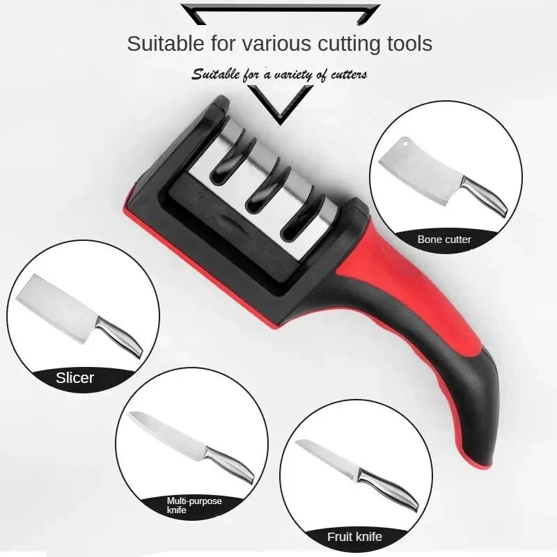 3 Stage Professional Kitchen Knife Blade Sharpener Tool Tungsten Diamond Ceramic