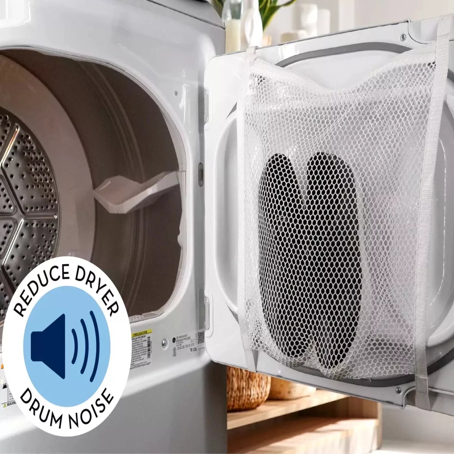 Large Laundry Mesh Sneaker Shoe-Delicates Wash & Dry Zip Bag, Adjustable Straps