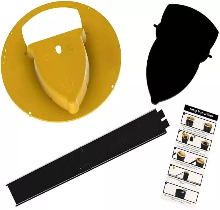 5 Gallon "Flip & Slide" Bucket Trap – Humane Mouse, Rat, Rodent Live Multi-Catch