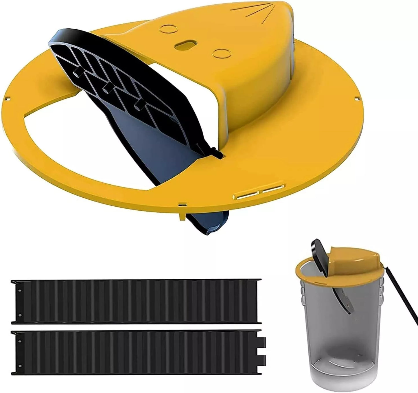 5 Gallon "Flip & Slide" Bucket Trap – Humane Mouse, Rat, Rodent Live Multi-Catch