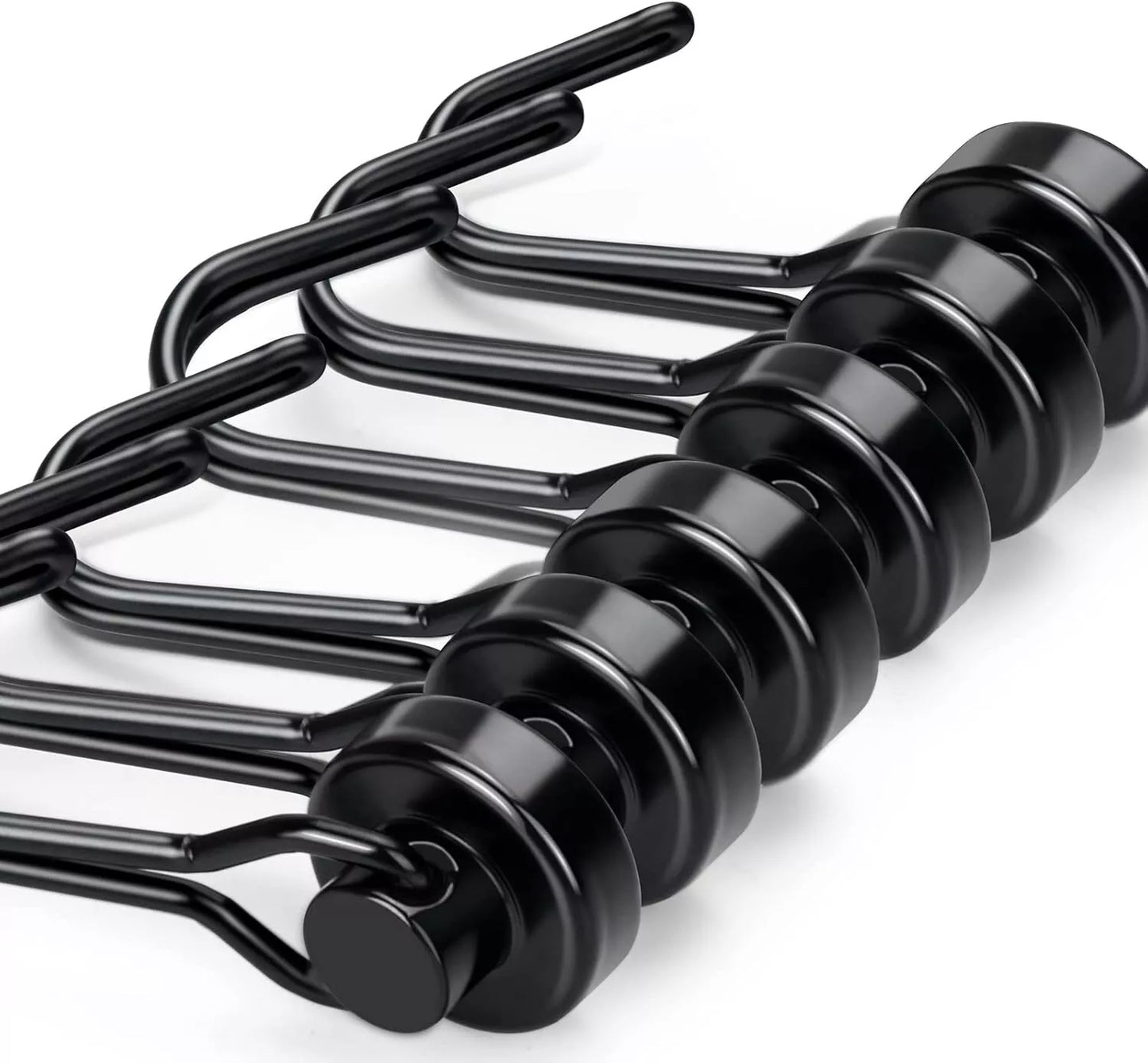 ALLNAT Neodymium Earth Magnets – Strong Rotating Swivel Swing Kitchen Hook Black