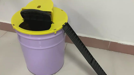 5 Gallon "Flip & Slide" Bucket Trap – Humane Mouse, Rat, Rodent Live Multi-Catch