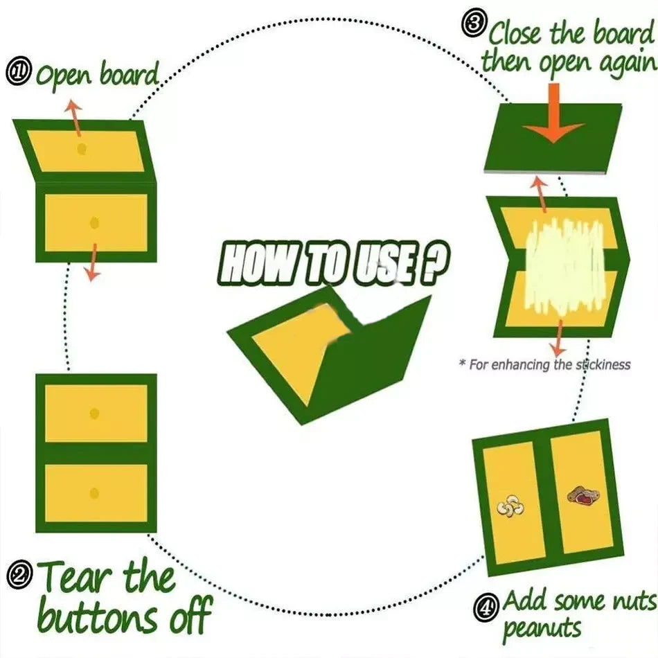 Non-Toxic Super Sticky Glue Traps for Mice, Mouse, Rats & Insects