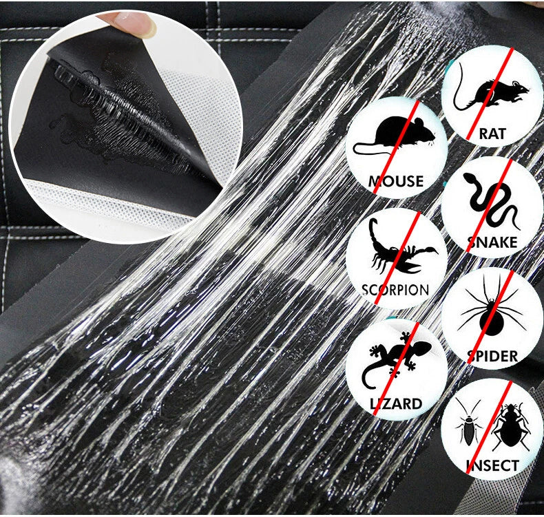 Large 47" *INDOOR* Glue Traps Non-Toxic Super Sticky for Mouse Mice Rats