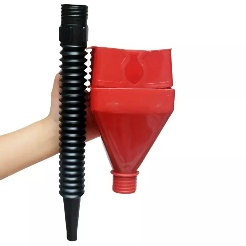 One-Hand Snap Funnel – Flexible Spill-Free Oil, Gas & Coolant Filling Adapter