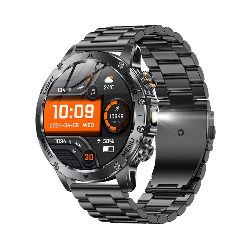 AK 87 Smartwatch 1.75” Fitness Heart Rate Step Sleep Waterproof for Android & iPhone