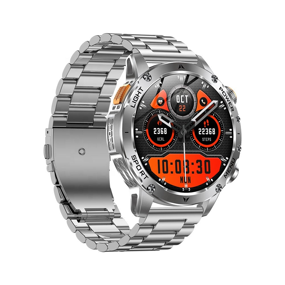 AK 87 Smartwatch 1.75” Fitness Heart Rate Step Sleep Waterproof for Android & iPhone