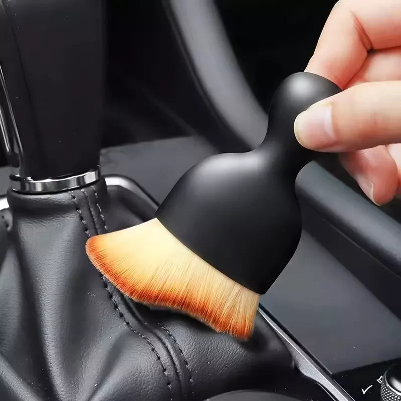 Auto-Car Interior Detail Dust Brush SOFT Bristles Dashboard Screen-Vent Cleaning