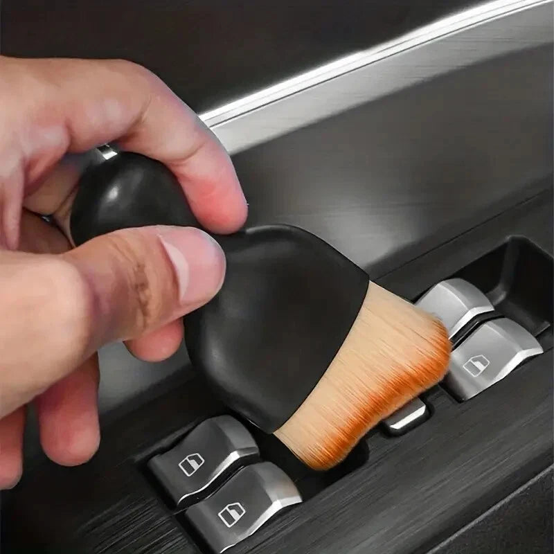 Auto-Car Interior Detail Dust Brush SOFT Bristles Dashboard Screen-Vent Cleaning