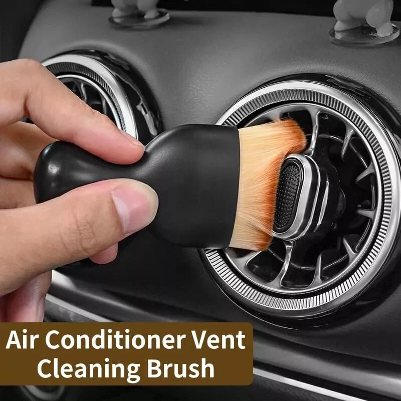 Auto-Car Interior Detail Dust Brush SOFT Bristles Dashboard Screen-Vent Cleaning