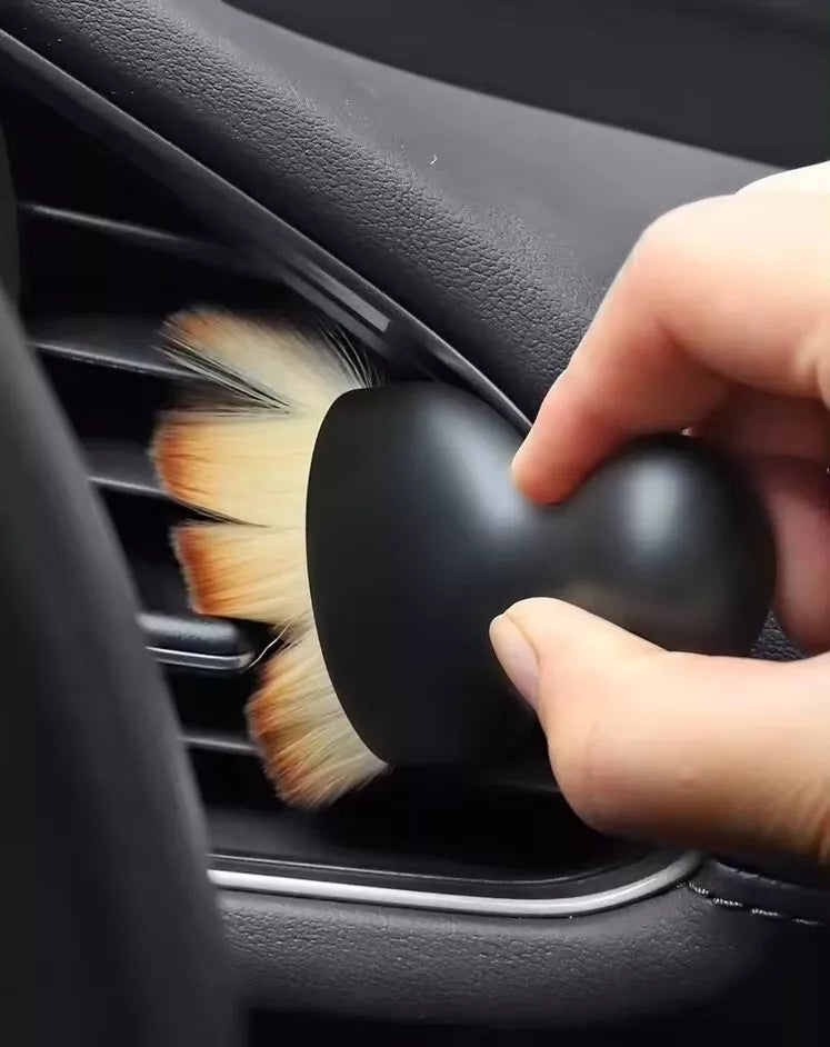 Auto-Car Interior Detail Dust Brush SOFT Bristles Dashboard Screen-Vent Cleaning