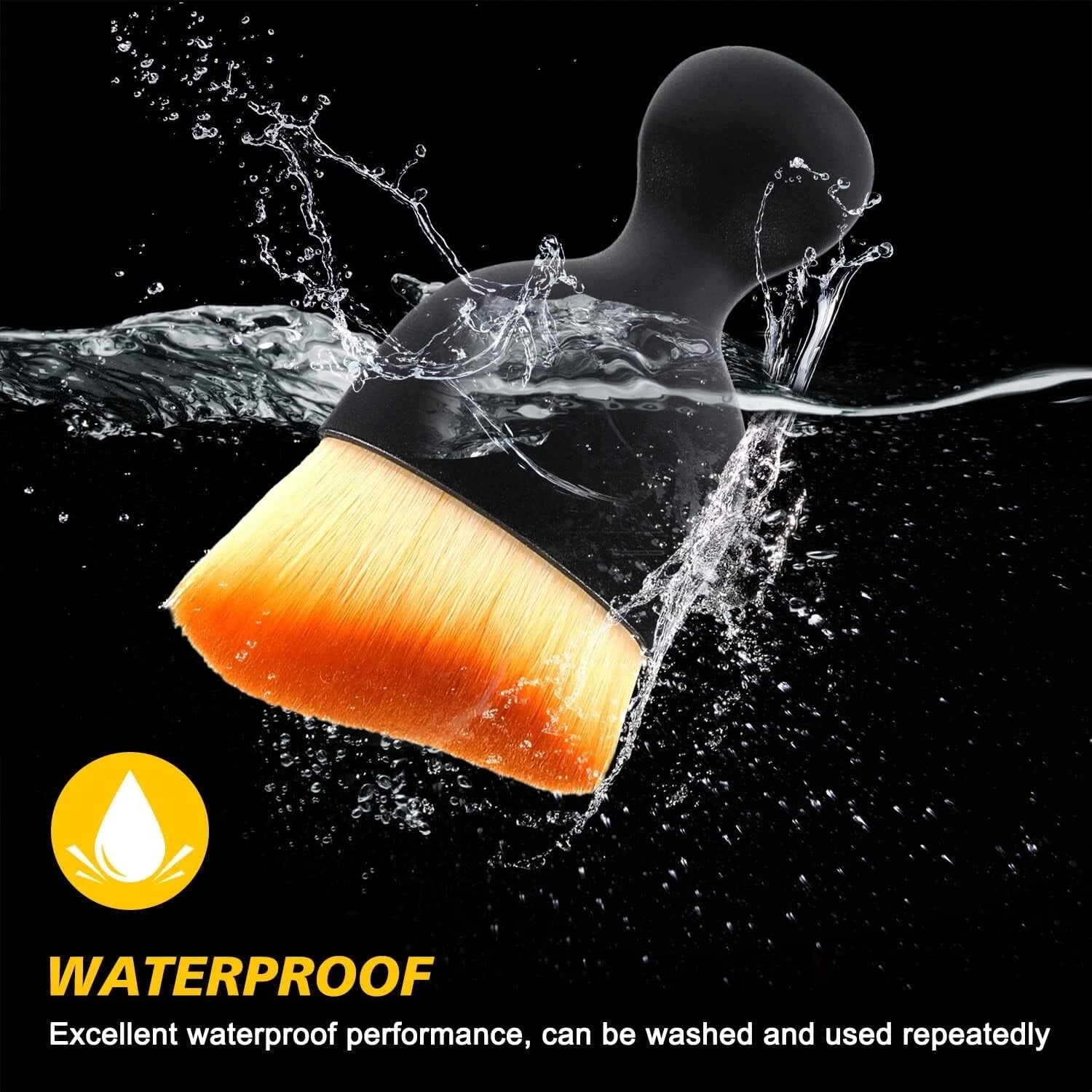 Auto-Car Interior Detail Dust Brush SOFT Bristles Dashboard Screen-Vent Cleaning