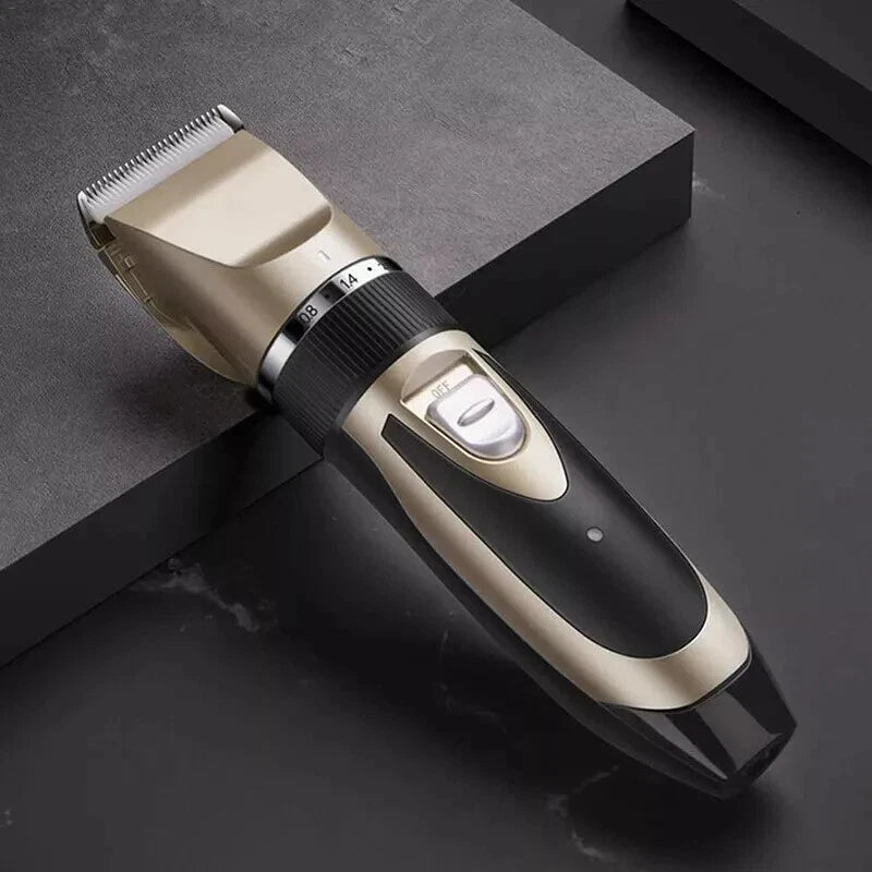 Dog Cat Pet Electric Hair Clipper Trimmer Grooming Kit Rechargeable Cordless