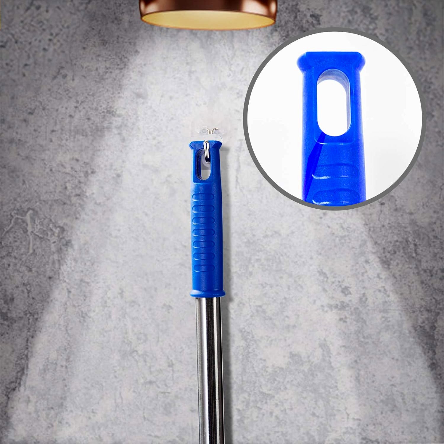 Microfiber Ceiling Fan Duster – Cobweb Cleaner Brush Kit with Telescopic Extension Pole