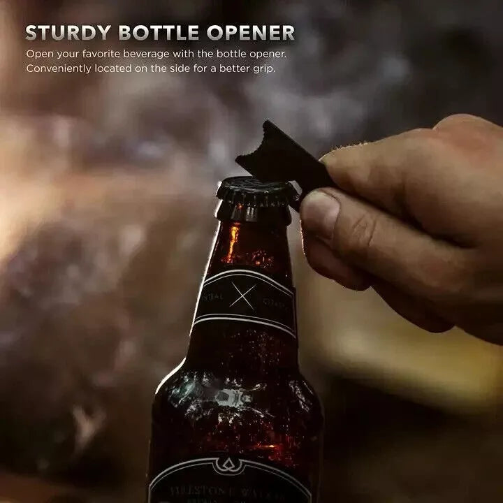 5 x 1/2" Ferro Rod Fire Starter Kit – Fatwood, Hemp Rope, Tin Can, Survival Gear