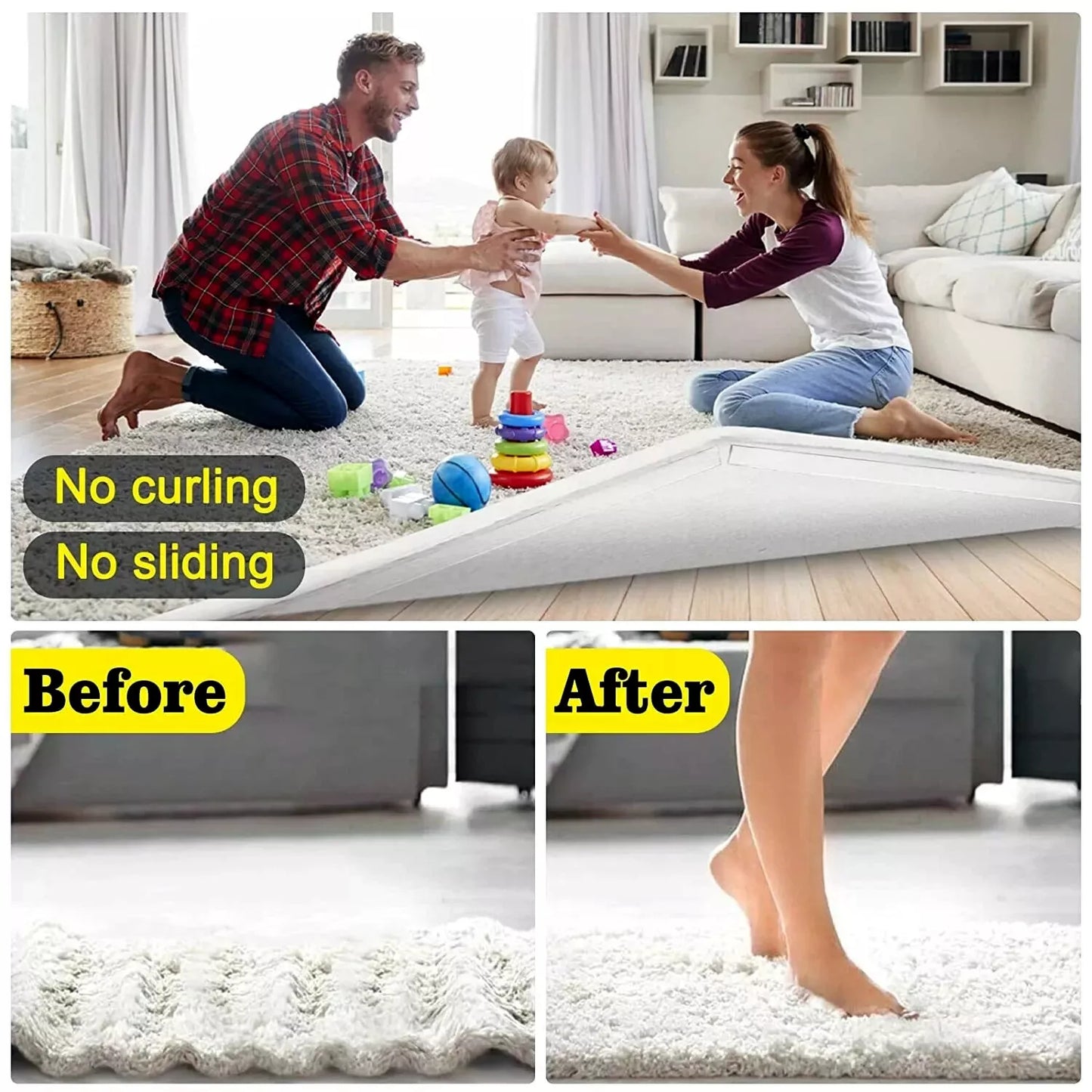 ALIEN NANO TAPE – Double Sided Removable Mounting Adhesive, Traceless, No Screws