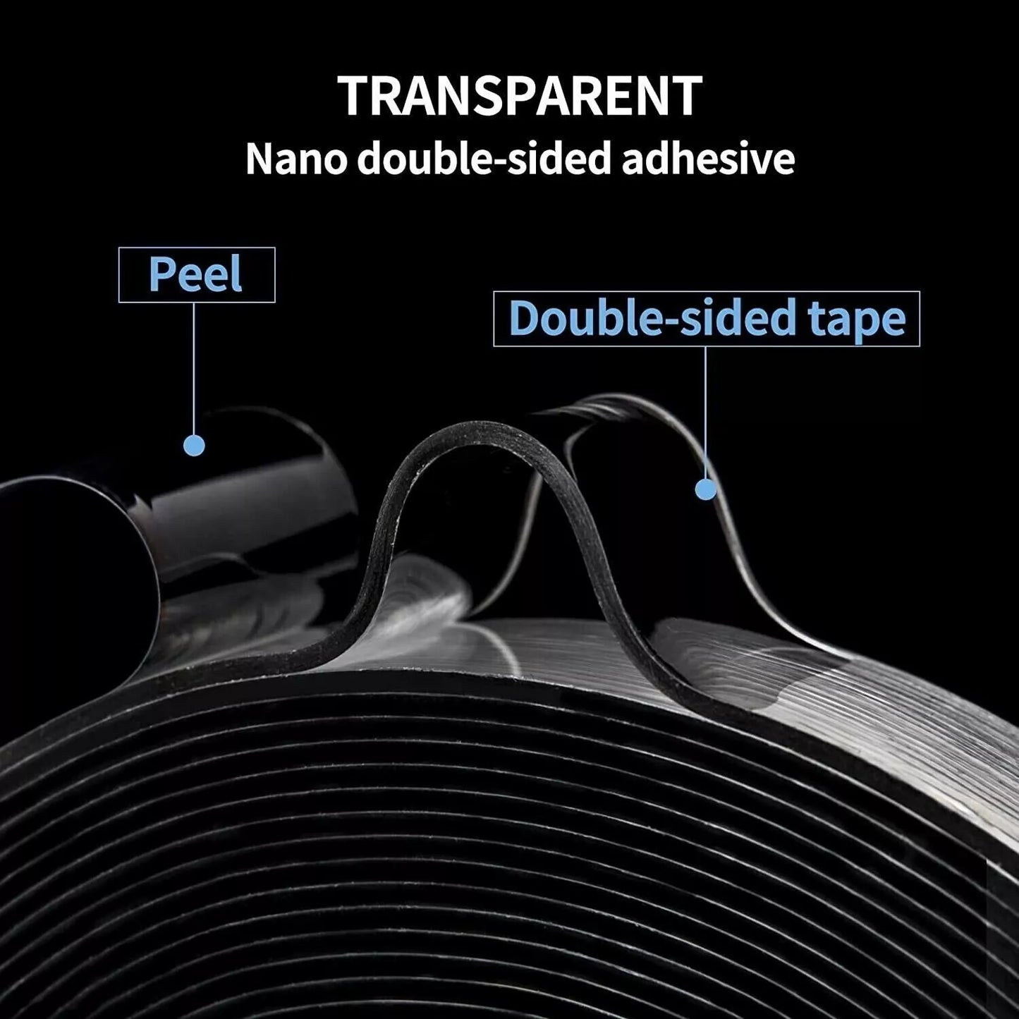 ALIEN NANO TAPE – Double Sided Removable Mounting Adhesive, Traceless, No Screws