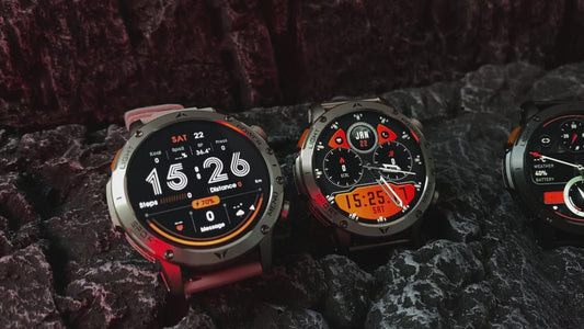 AK 87 Smartwatch 1.75” Fitness Heart Rate Step Sleep Waterproof for Android & iPhone