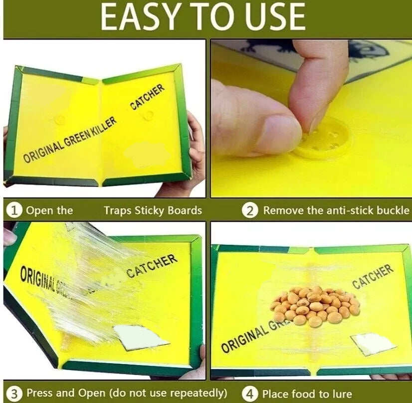 Non-Toxic Super Sticky Glue Traps for Mice, Mouse, Rats & Insects
