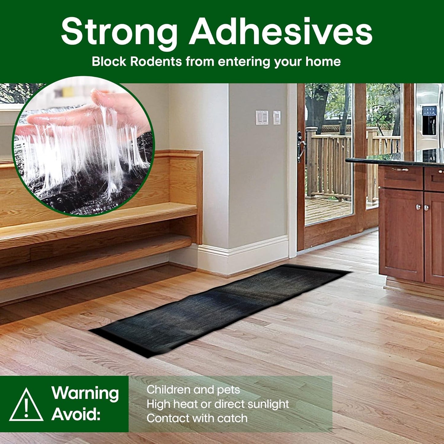 Large 47" *INDOOR* Glue Traps Non-Toxic Super Sticky for Mouse Mice Rats