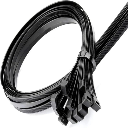 36" BLACK ZIP TIES 10–20 PACK Heavy Duty UV Resistant Nylon 66 Cable Wire UL