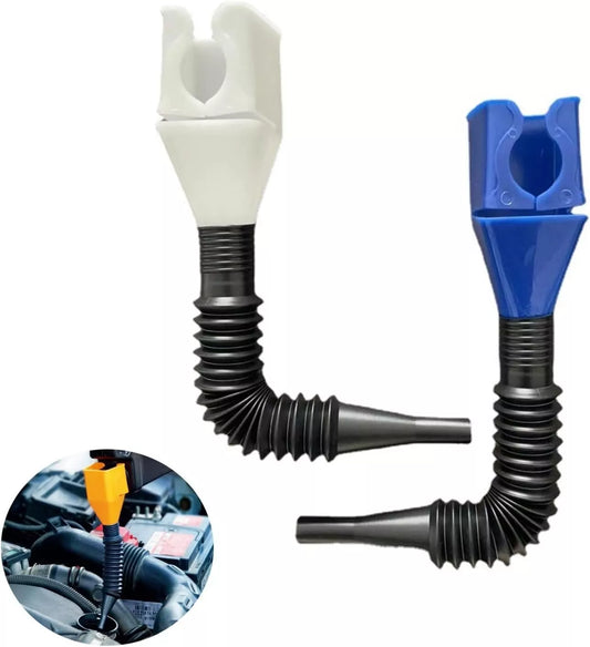 One-Hand Snap Funnel – Flexible Spill-Free Oil, Gas & Coolant Filling Adapter