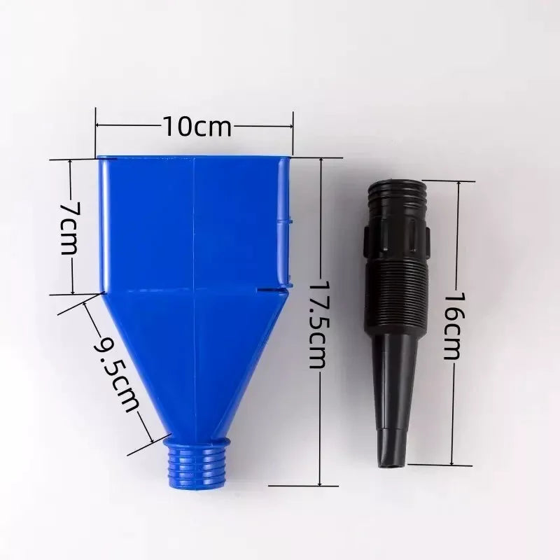 One-Hand Snap Funnel – Flexible Spill-Free Oil, Gas & Coolant Filling Adapter