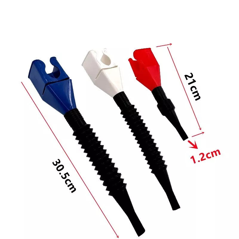 One-Hand Snap Funnel – Flexible Spill-Free Oil, Gas & Coolant Filling Adapter